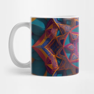 Kaleidoscope of geometric patterns Mug